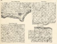 Sauk County - Spring Green, Troy, Honey Creek, Fairfield, Wisconsin State Atlas 1930c